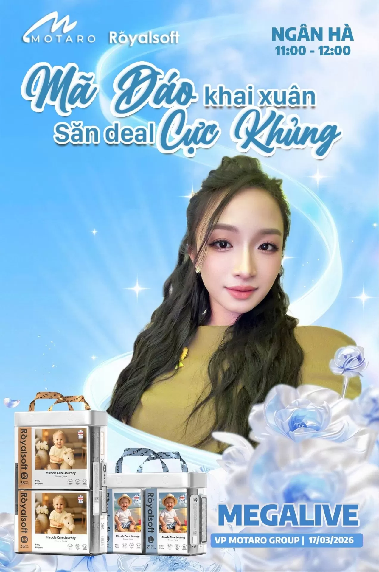 CÙNG NGÂN HÀ KHÁM PHÁ THẾ GIỚI QUÀ TẶNG & DEAL XỊN TẠI MEGALIVE 17.03