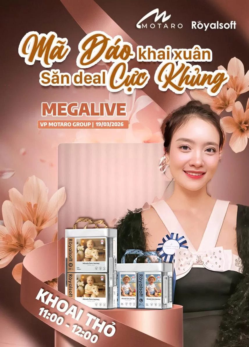 SHOP KHOAI THỎ LÊN SÓNG MEGALIVE TẠI VĂN PHÒNG MOTARO