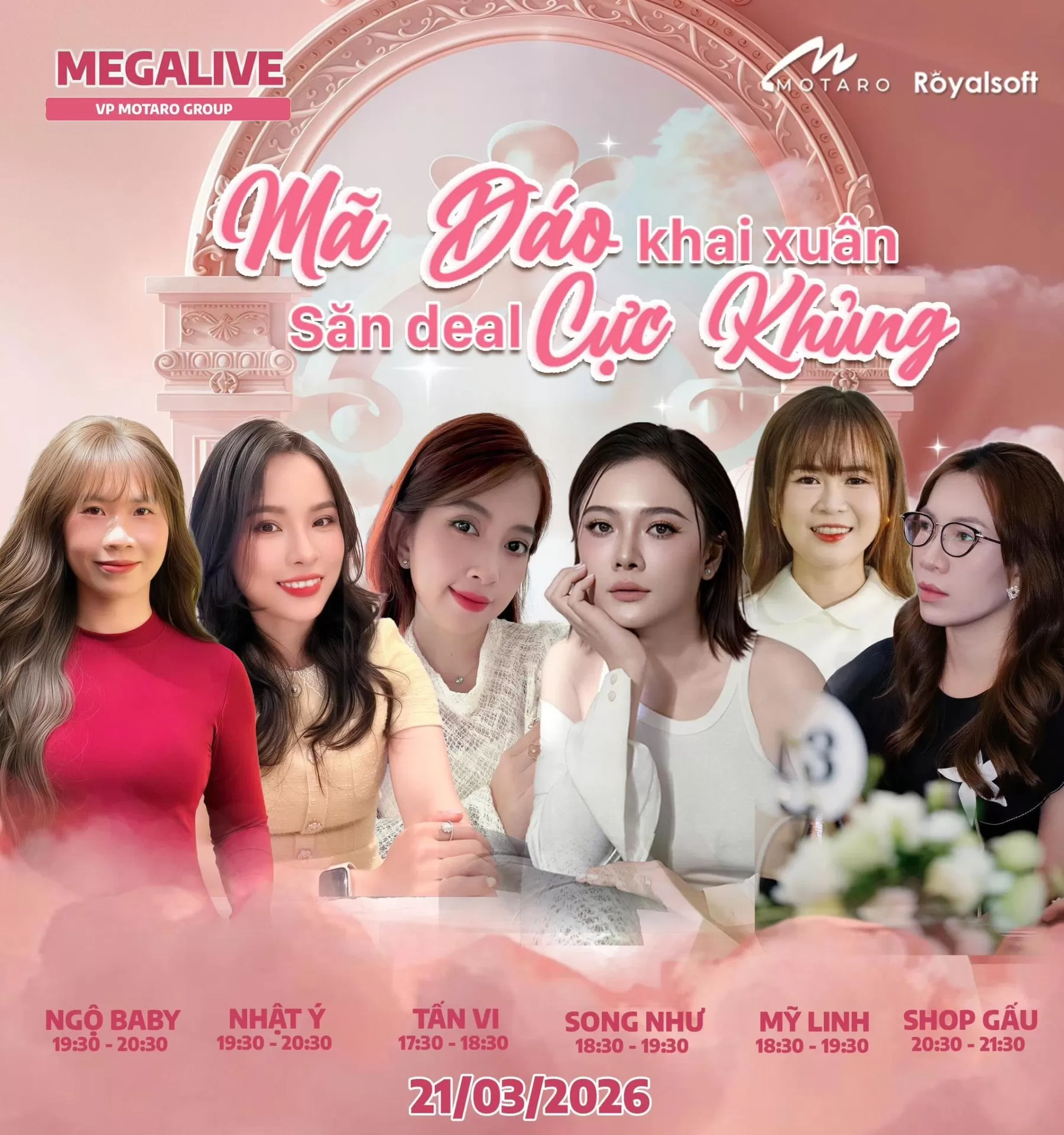 BÙNG NỔ MEGALIVE 21/03 CÙNG CÁC CHỦ SHOP MIỀN TÂY