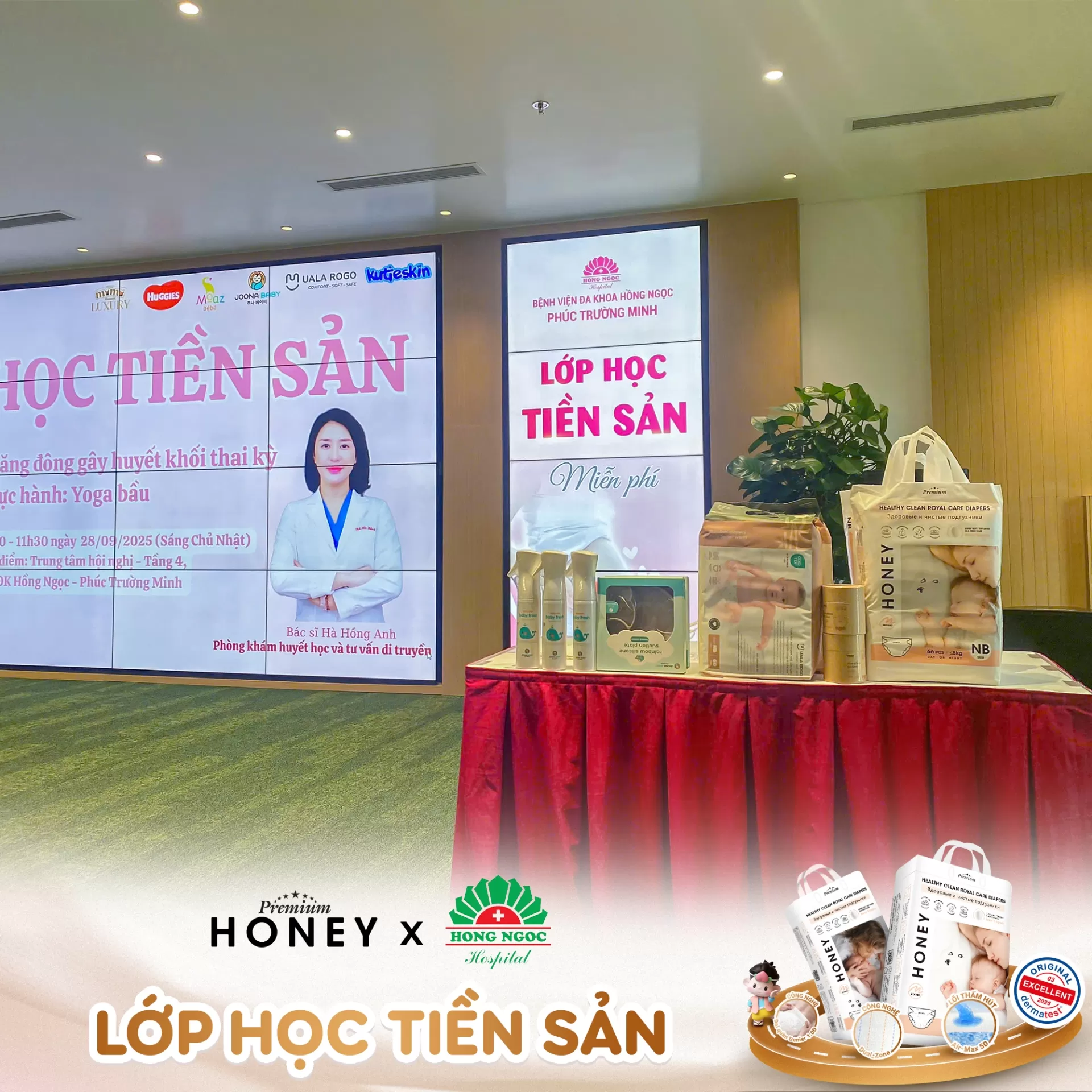 MOTARO X BỆNH VIỆN HỒNG NGỌC: HƠN 100 MẸ BẦU CÙNG GẶP GỠ TẠI LỚP HỌC TIỀN SẢN