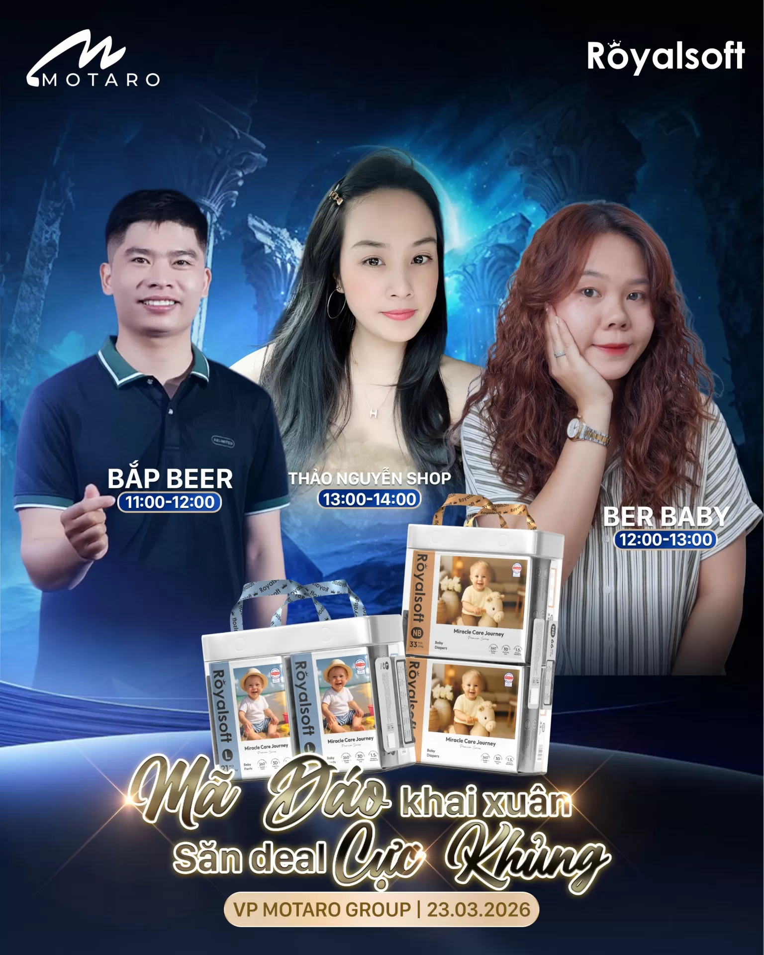 TẤT CẢ ĐÃ SẴN SÀNG CHO MEGALIVE 23/03