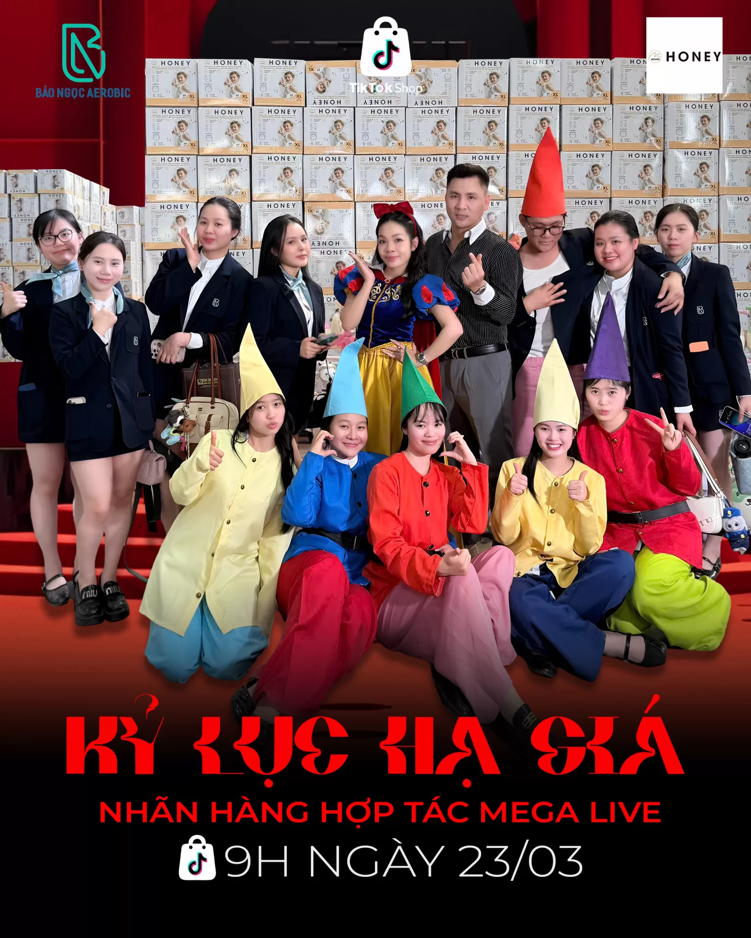 MEGALIVE LỚN NHẤT NĂM: BẢO NGỌC AEROBIC x HONEY PREMIUM