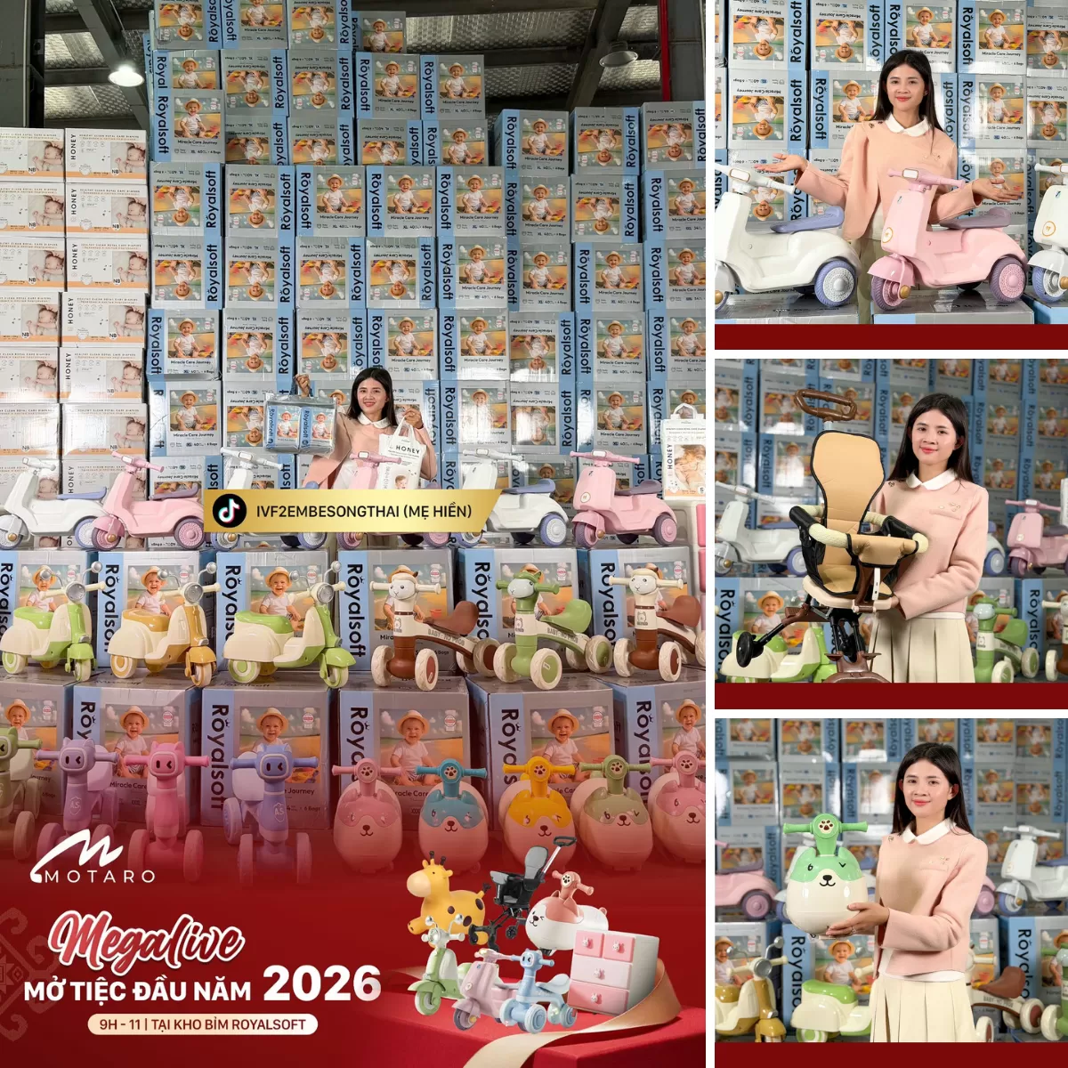 MEGALIVE MỞ TIỆC ĐẦU NĂM 2026 TẠI KHO BỈM ROYALSOFT - DEAL KHỦNG ĐÃ SẴN SÀNG!