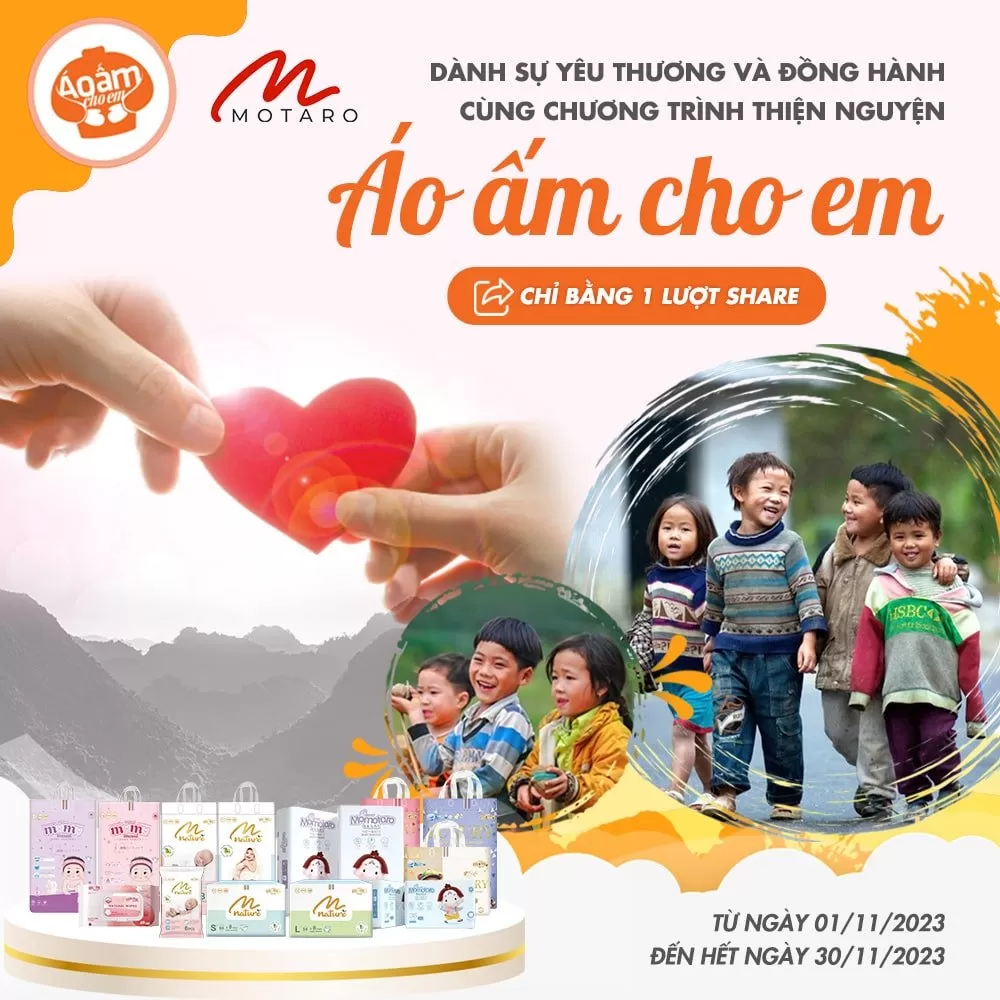CHIA SẺ YÊU THƯƠNG, MANG ÁO ẤM ĐẾN TRẺ EM VÙNG CAO CÙNG MOTARO