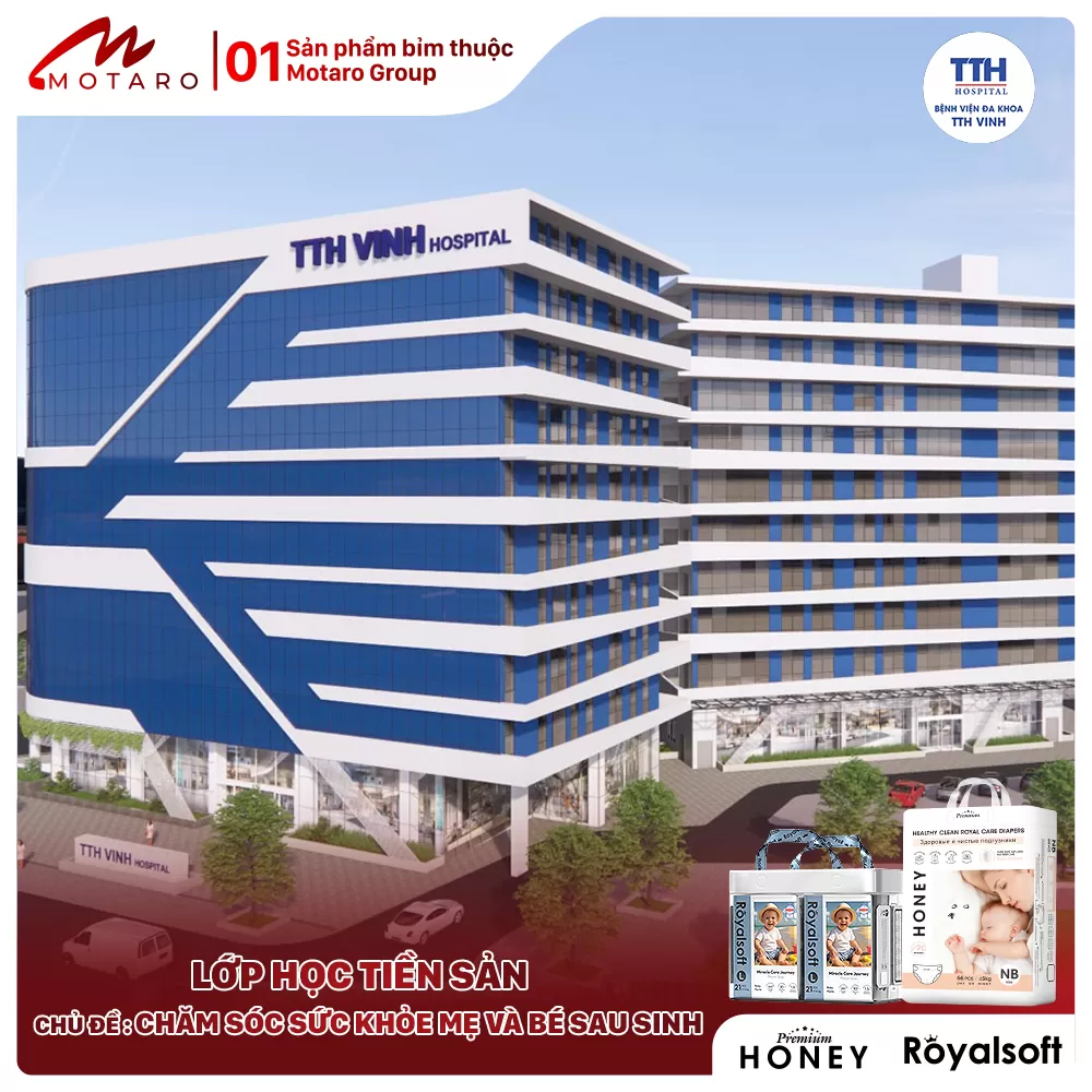 MOTARO X BỆNH VIỆN ĐA KHOA TTH VINH: LỚP HỌC TIỀN SẢN – HÀNH TRANG CHĂM SÓC MẸ VÀ BÉ SAU SINH