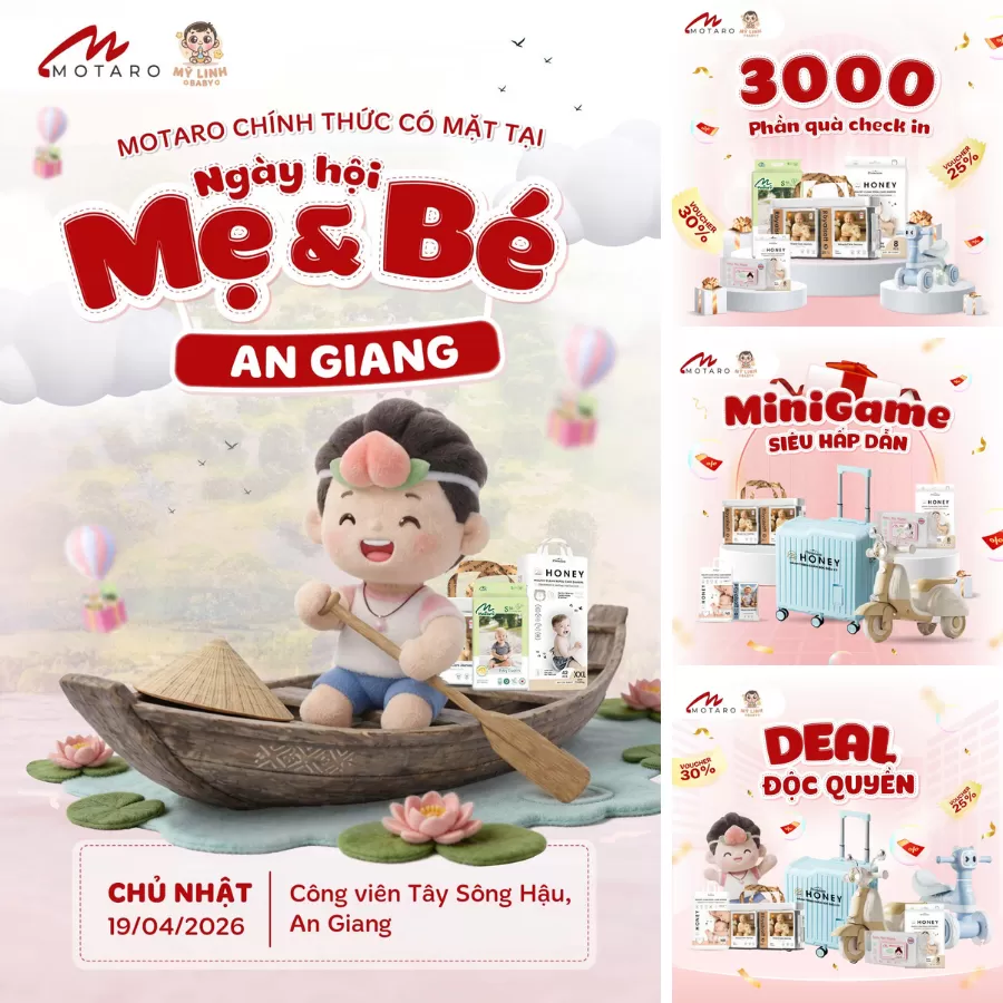 MOTARO CHÍNH THỨC GÓP MẶT TẠI NGÀY HỘI MẸ & BÉ MỸ LINH BABY 2026
