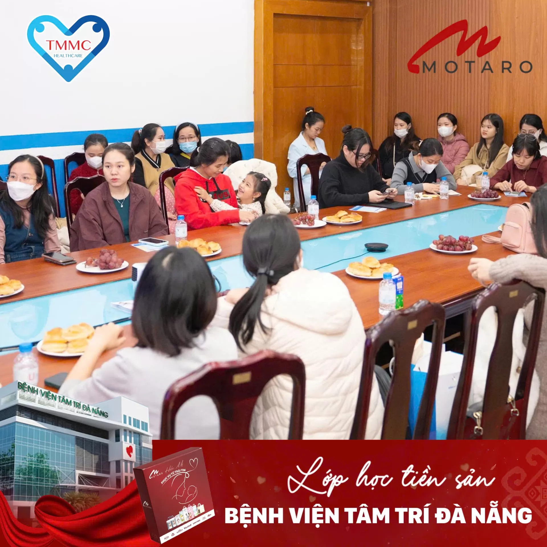 LỚP HỌC TIỀN SẢN: HÀNH TRÌNH ĐỒNG HÀNH CÙNG MẸ BẰNG CẢ TRÁI TIM