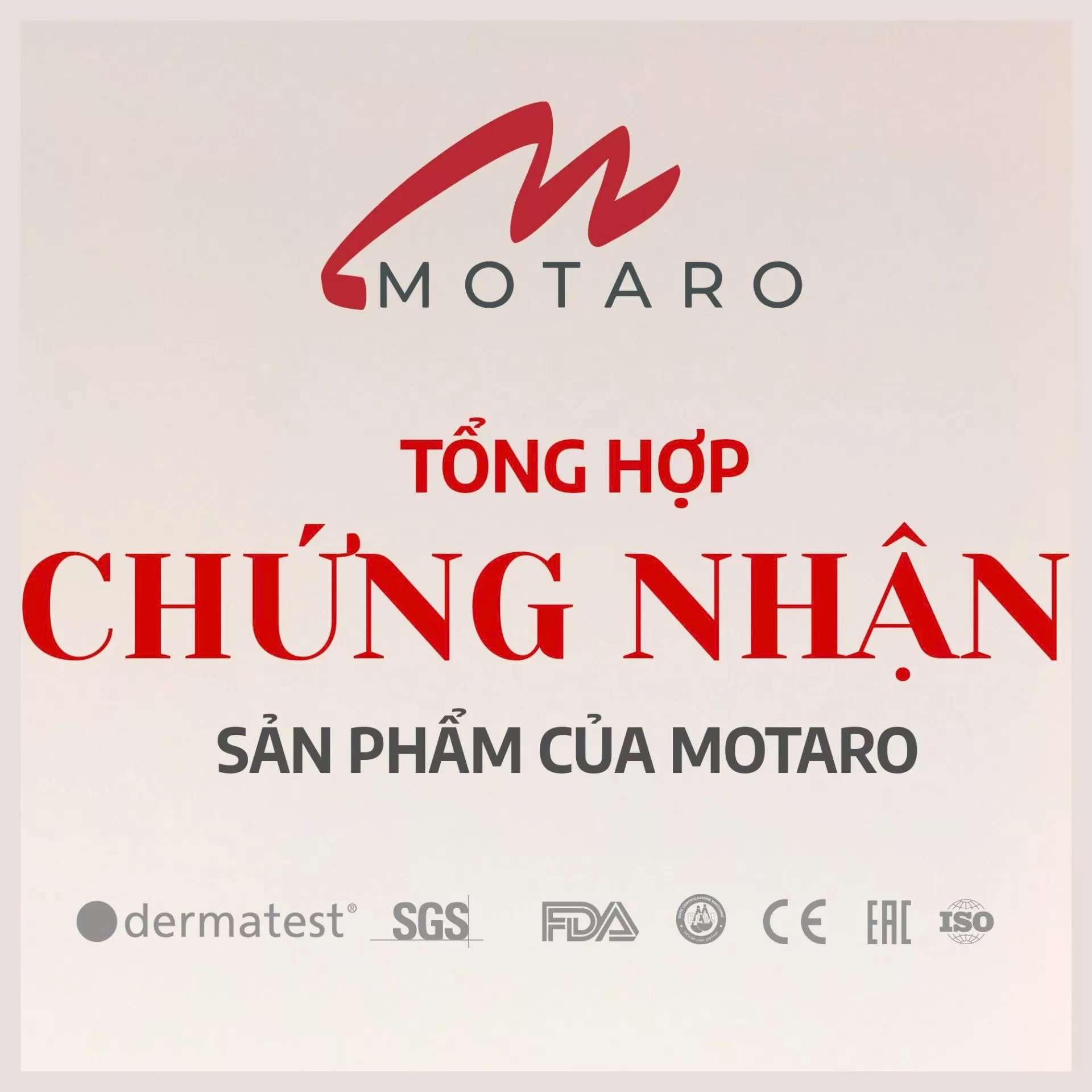 MOTARO KHẲNG ĐỊNH CHẤT LƯỢNG BẰNG HỆ THỐNG KIỂM ĐỊNH QUỐC TẾ